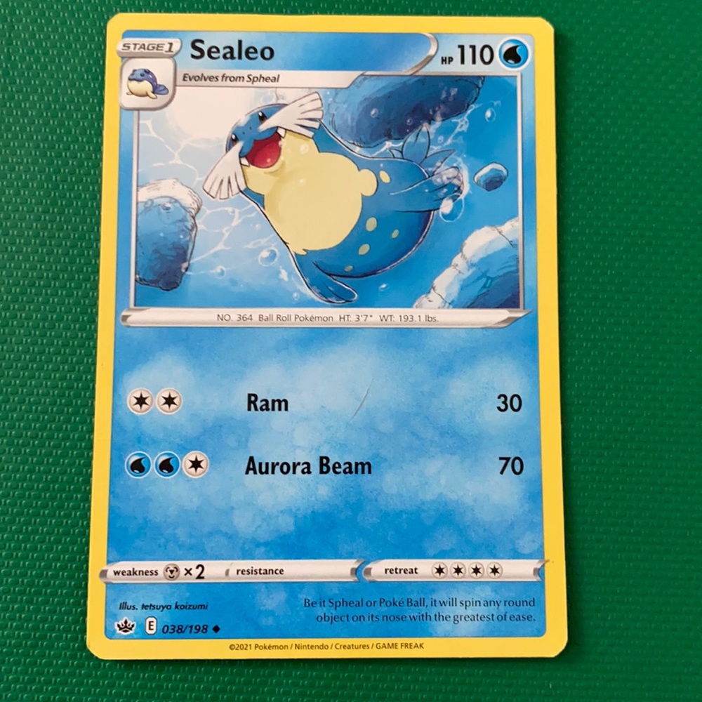 Sealo Pokémon Card